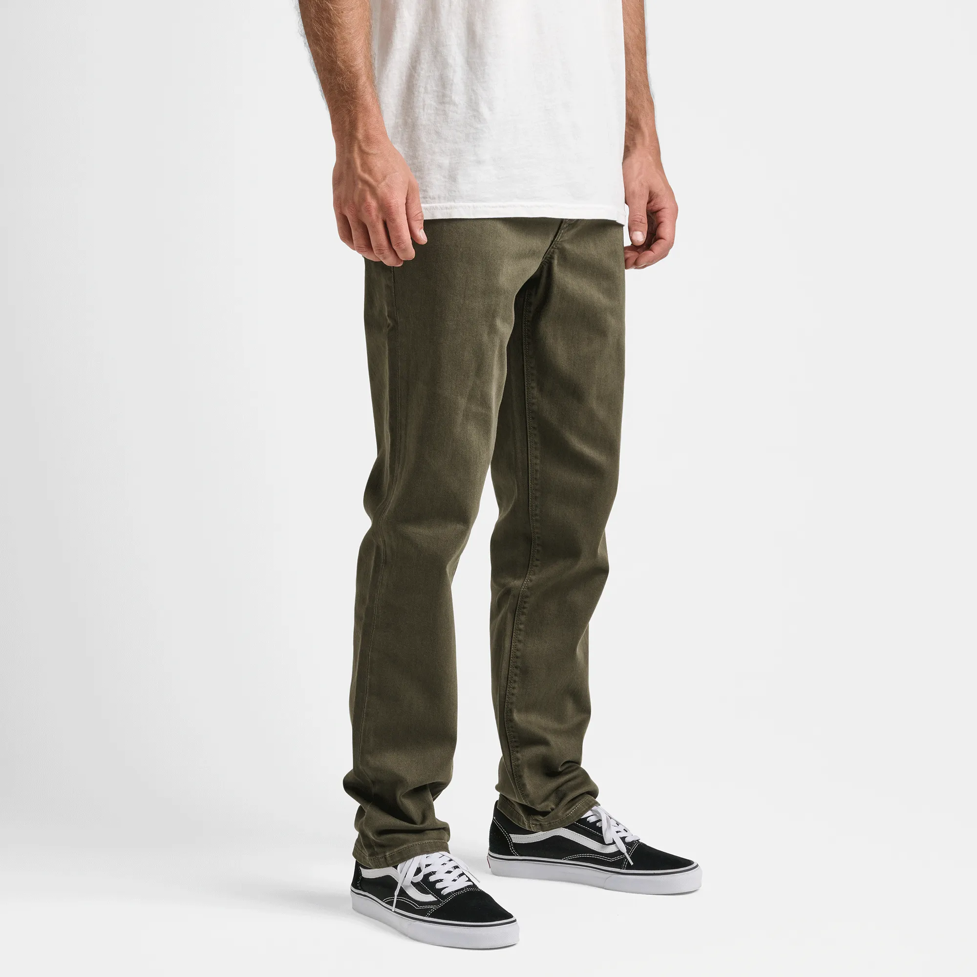 HWY 128 Straight Fit Broken Twill Jeans - Military 2 sold by Roark product image thumbnail 4
