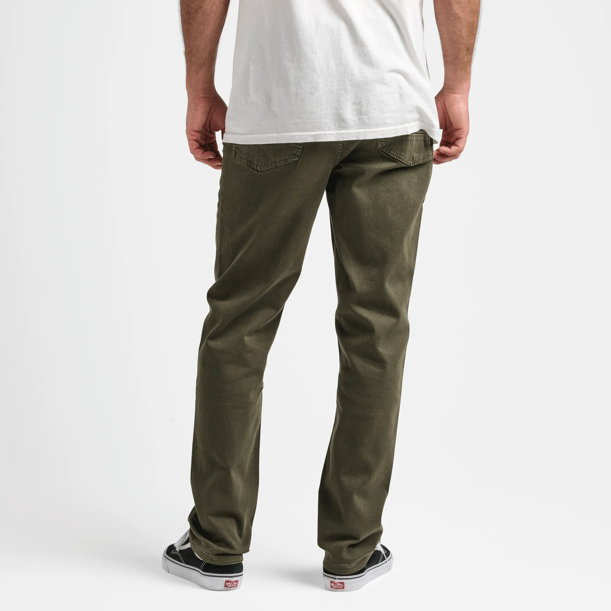 HWY 128 Straight Fit Broken Twill Jeans - Military 2 sold by Roark product image thumbnail 3