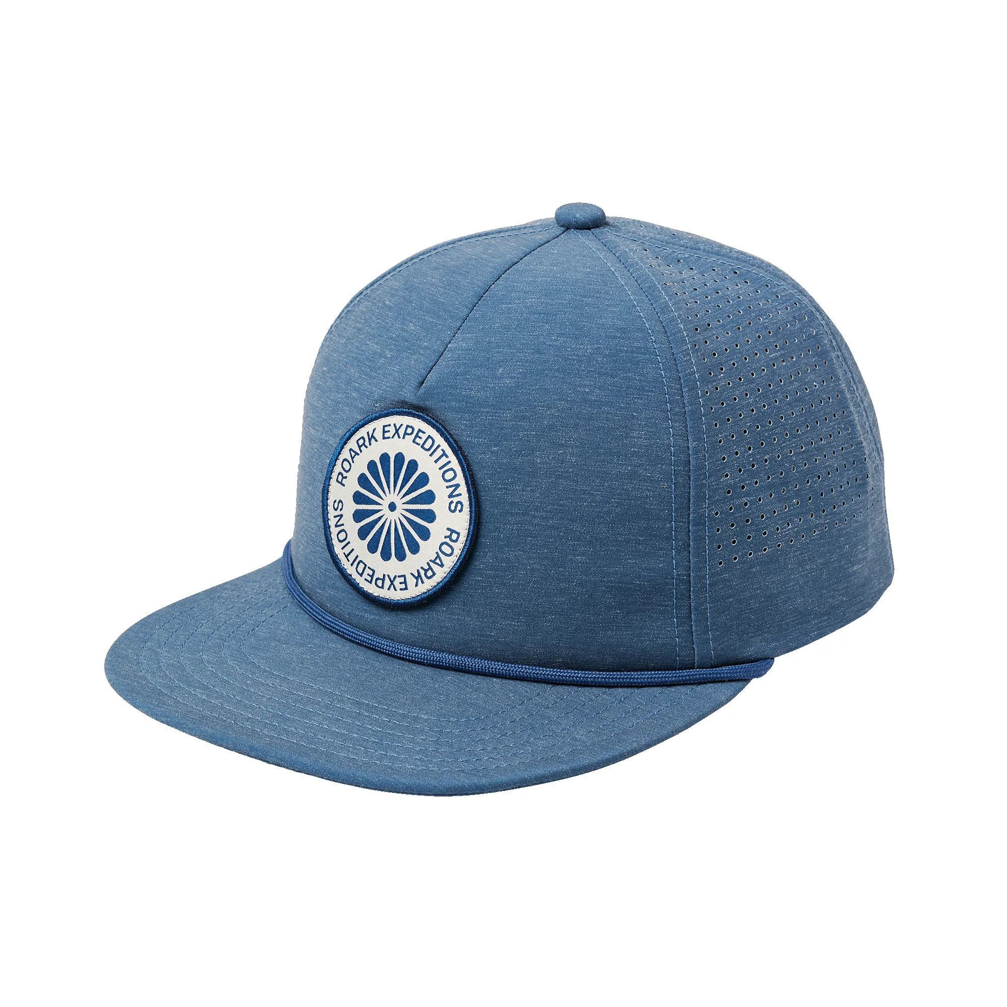 Explorer Hybrid Strapback Hat - Deep Blue sold by Roark product image thumbnail 3