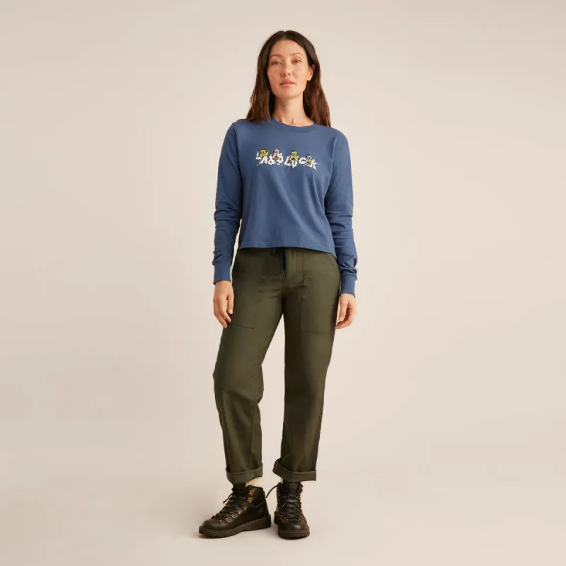 Lady Luck Long Sleeve Tee - Deep Blue sold by Roark