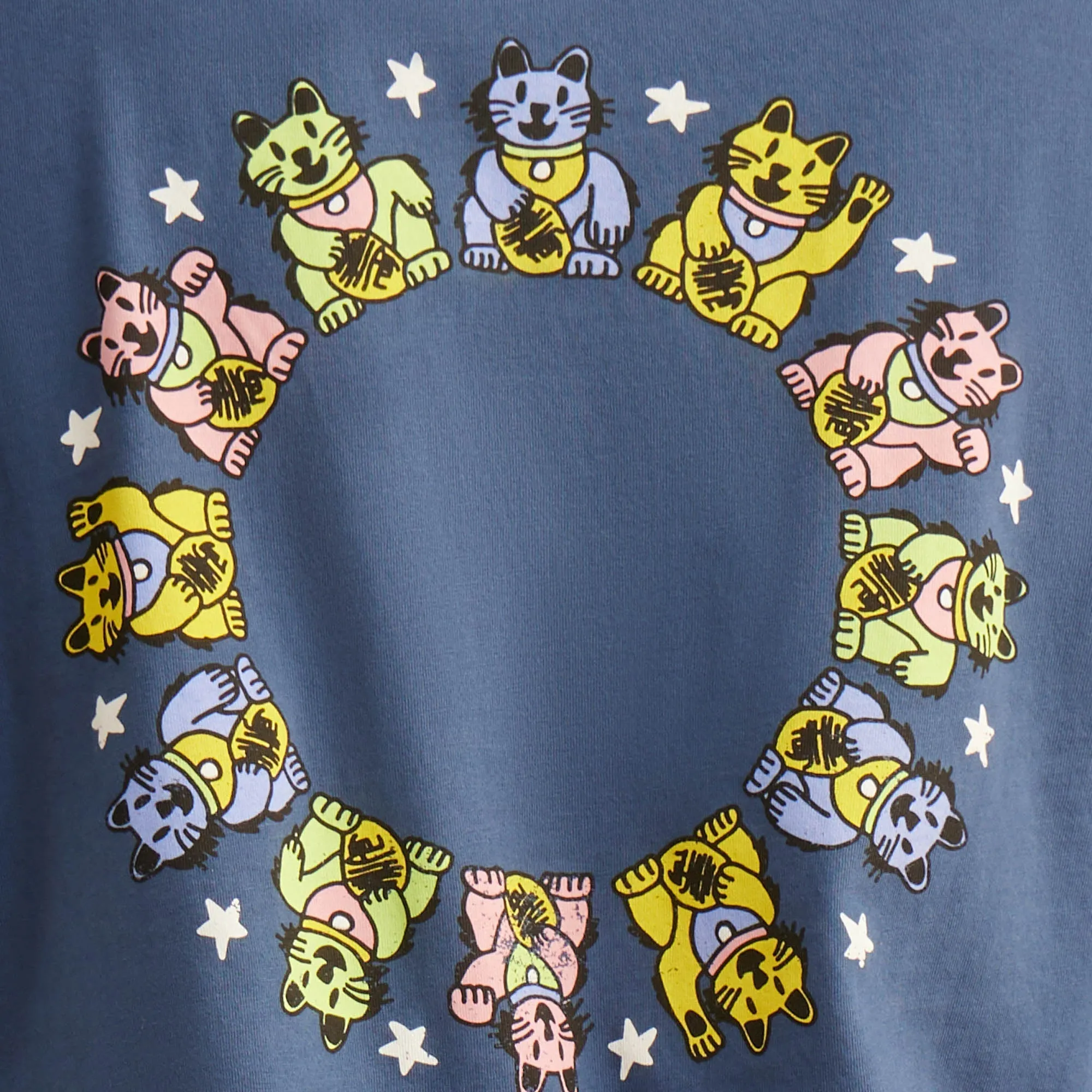 Lady Luck Long Sleeve Tee - Deep Blue sold by Roark product image thumbnail 3