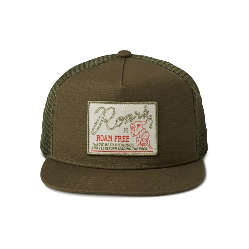 Station Trucker Snapback Hat - Military sold by Roark