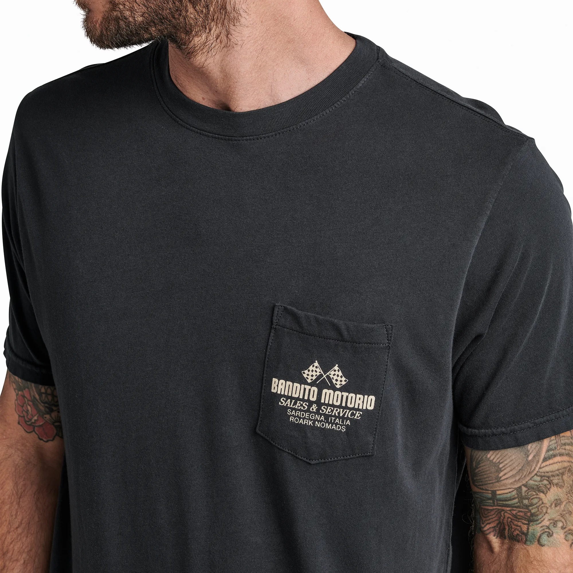 Bandito Motorio Premium Tee - Black sold by Roark product image thumbnail 4