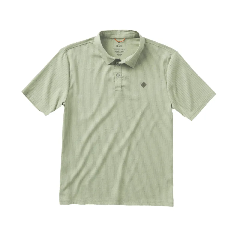 Bless Up Breathable Stretch Polo Shirt - Dusty Green sold by Roark