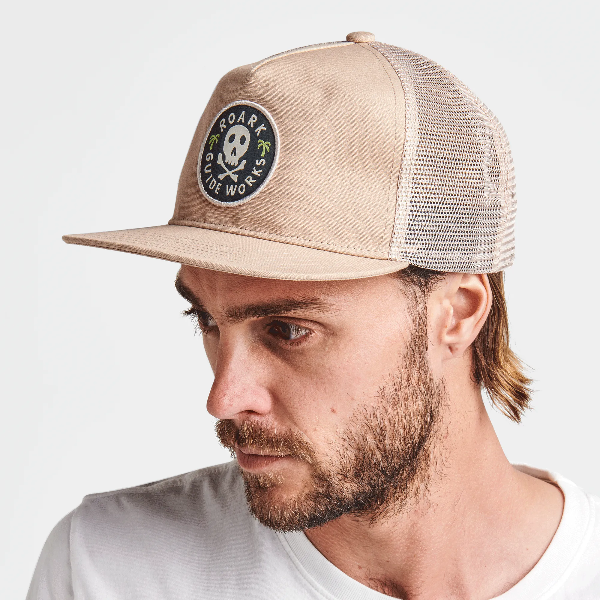 Station Trucker Snapback Hat - Dark Khaki sold by Roark product image thumbnail 3
