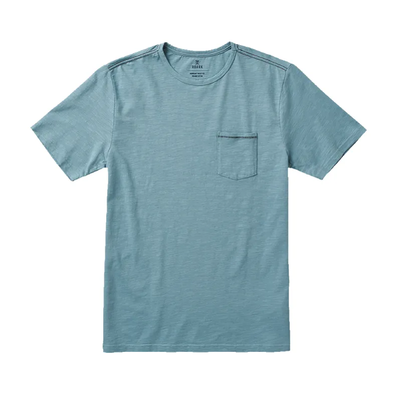 Well Worn Midweight Organic Tee - Stone Blue sold by Roark
