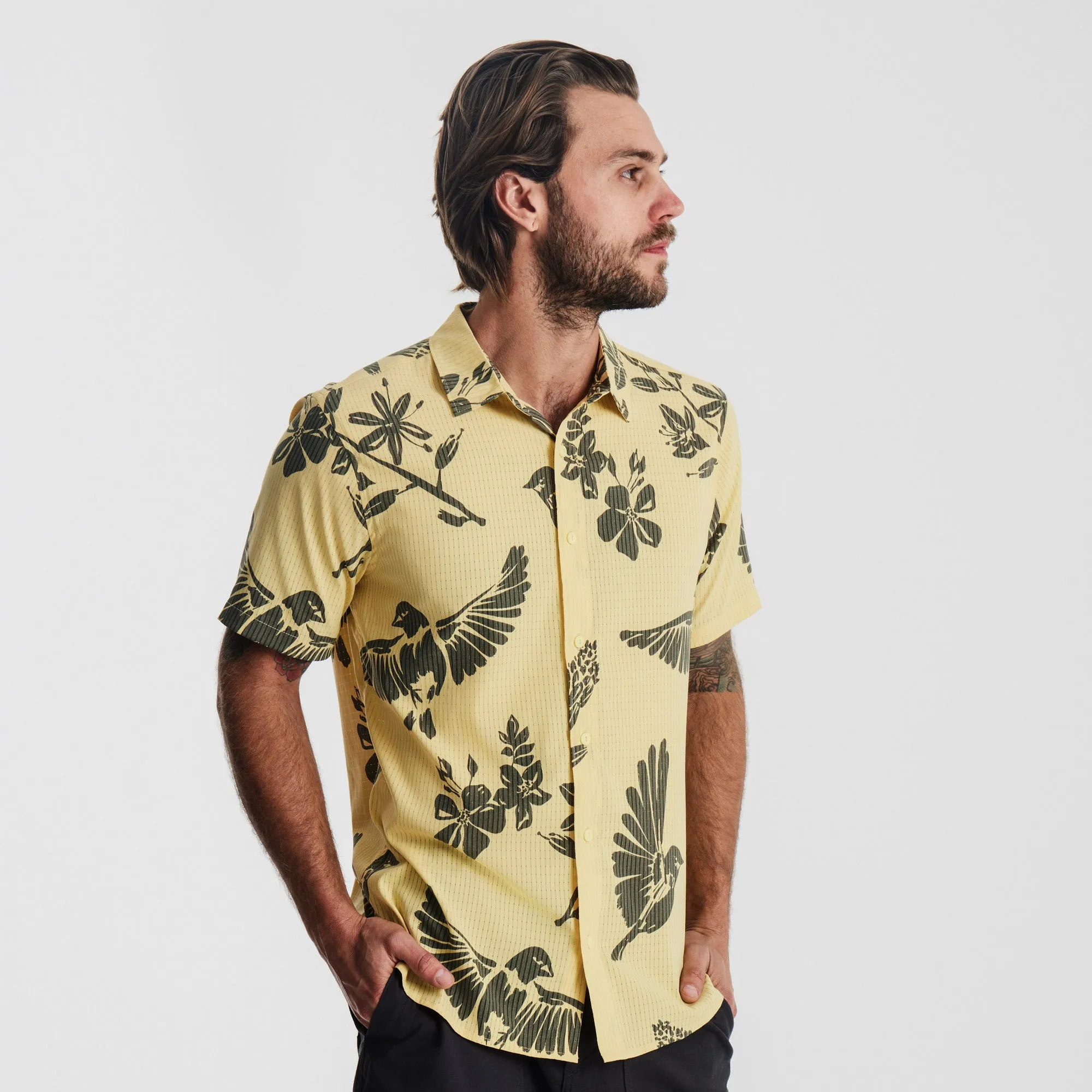 Bless Up Breathable Stretch Shirt - Songbird Sunbeam sold by Roark product image thumbnail 3