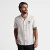 Gonzo Camp Collar Shirt - Dusty Lilac sold by Roark