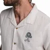 Gonzo Camp Collar Shirt - Dusty Lilac sold by Roark