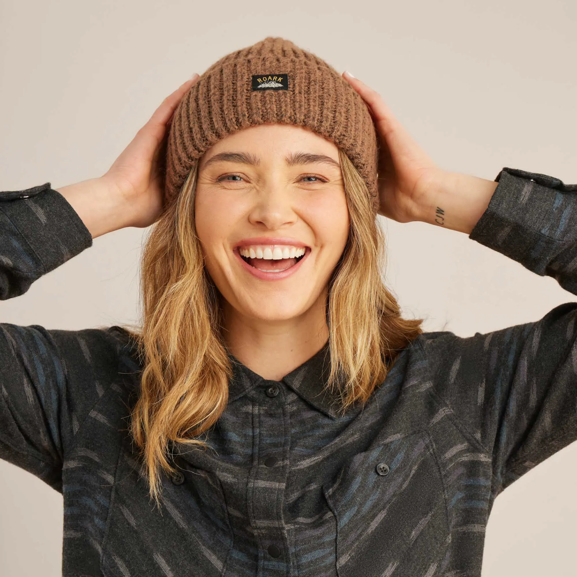 Campfire Beanie - Mocha sold by Roark product image thumbnail 2