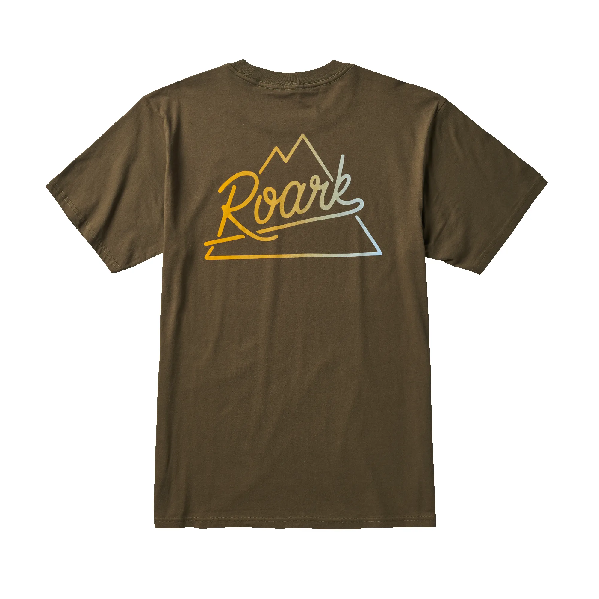 Peaking Organic Cotton Tee - Army sold by Roark