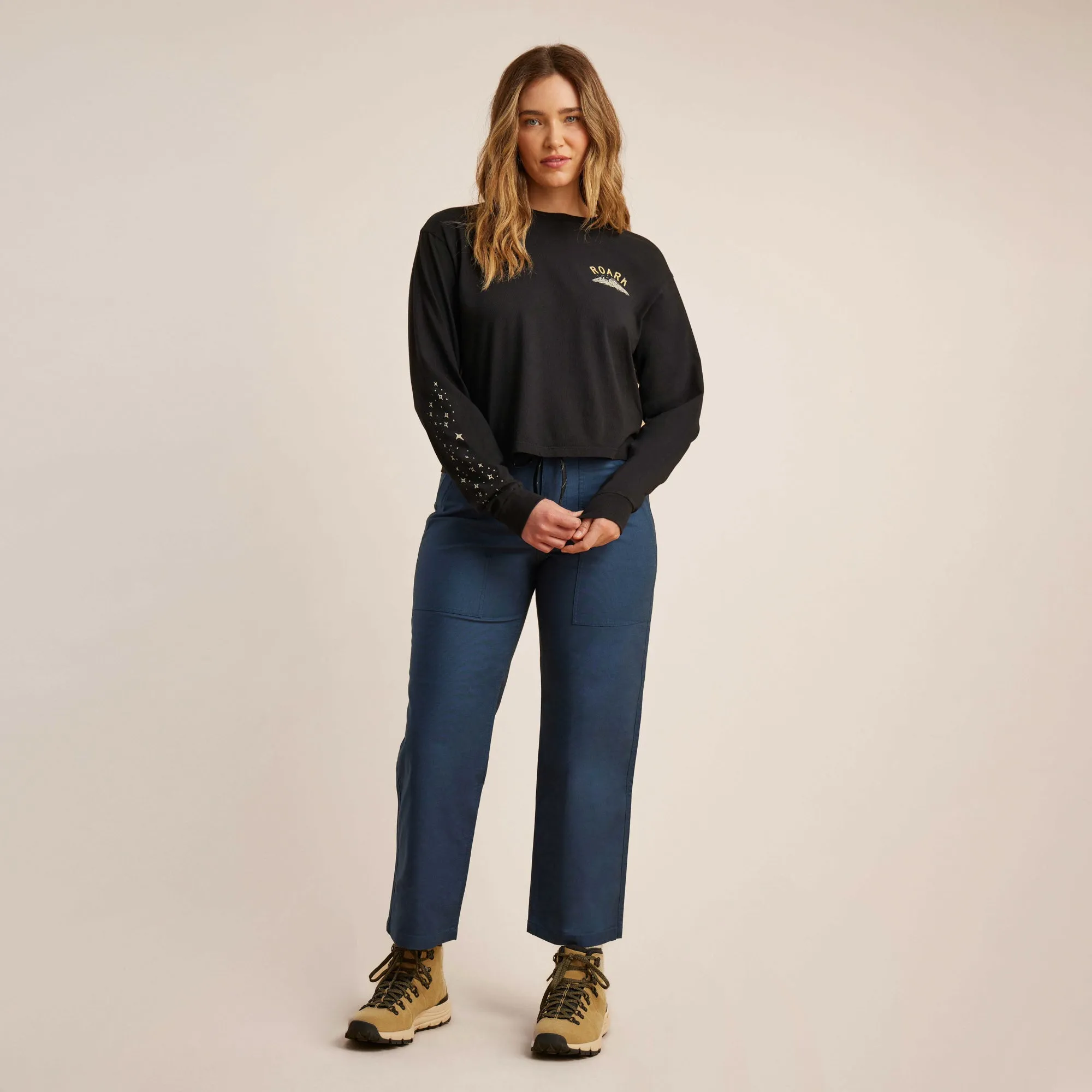 Camp Roam Long Sleeve Premium Tee - Black sold by Roark product image thumbnail 5