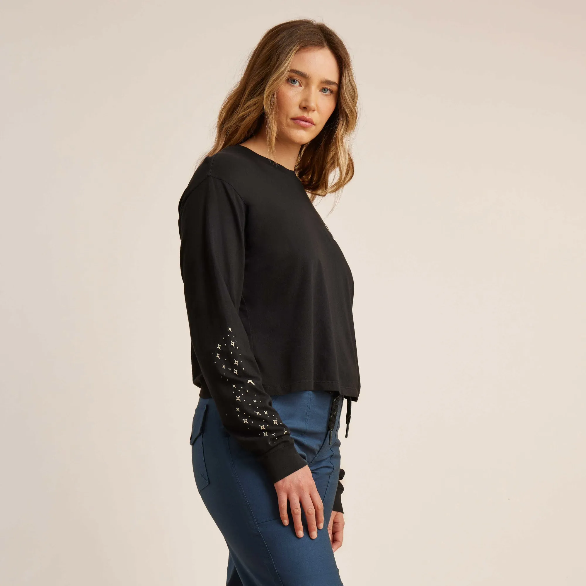 Camp Roam Long Sleeve Premium Tee - Black sold by Roark product image thumbnail 4