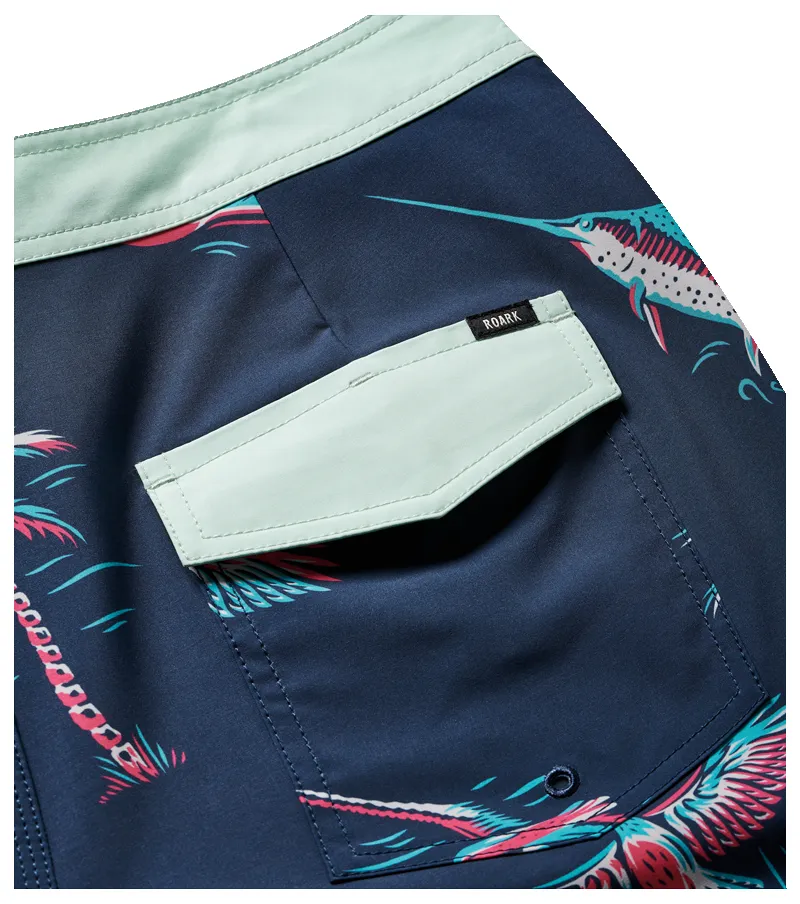 Passage Mariner Boardshorts - Navy sold by Roark product image thumbnail 3