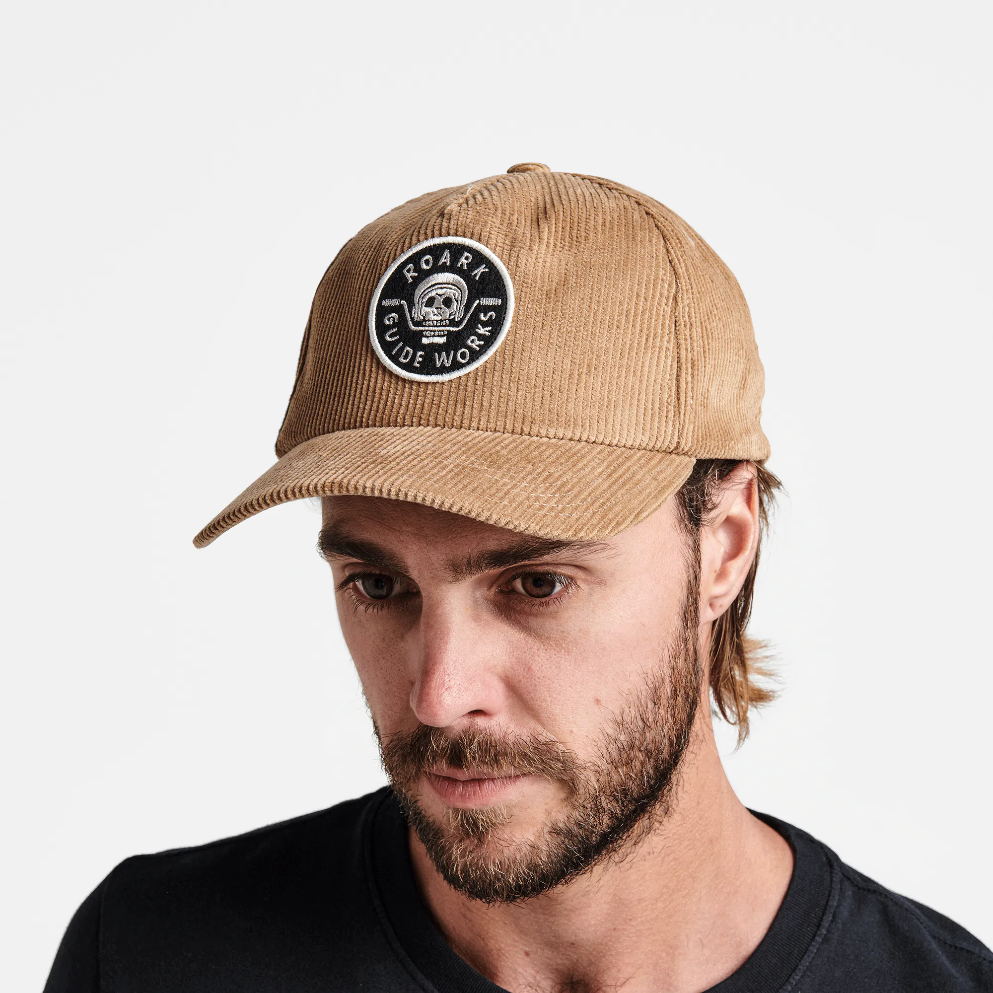 Guideworks 5 Panel Snapback Hat - Dark Khaki sold by Roark product image thumbnail 4