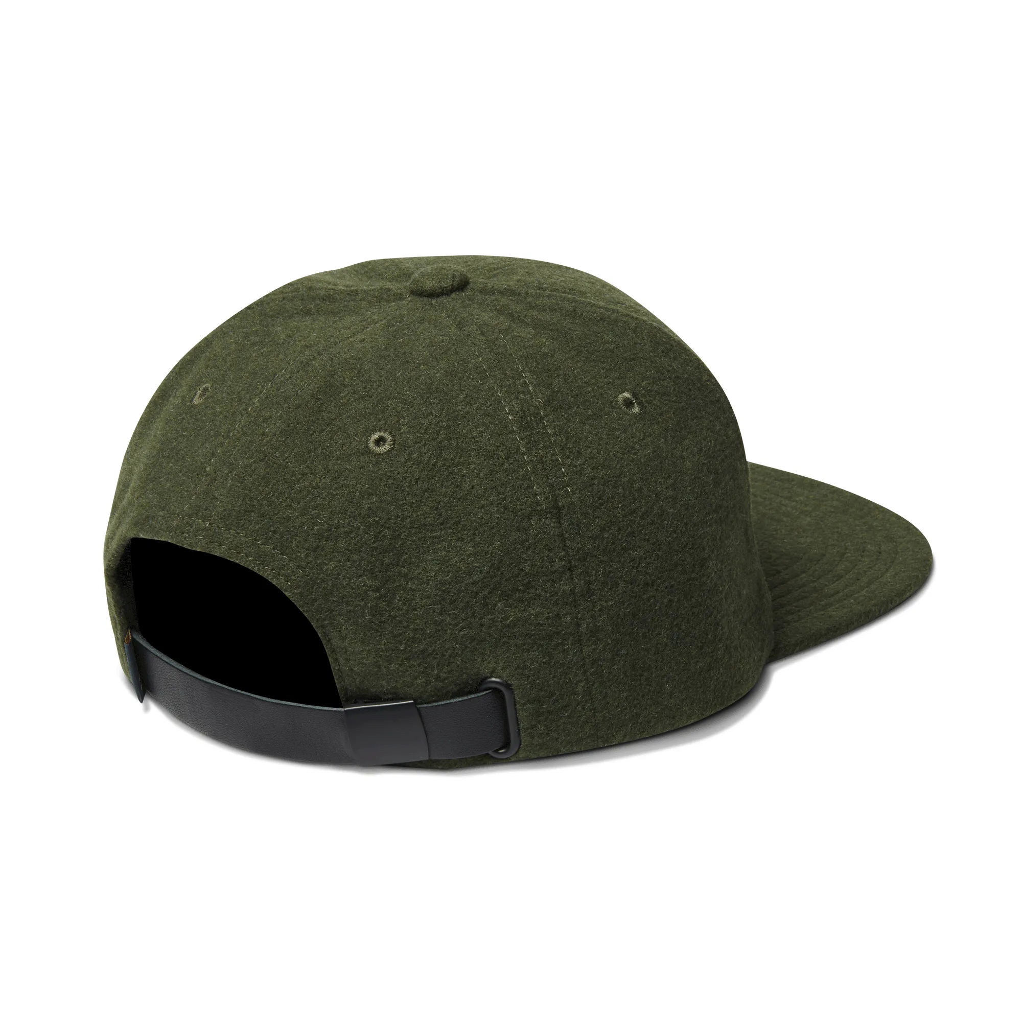 Peaking 6 Panel Strapback Hat - Military sold by Roark product image thumbnail 3