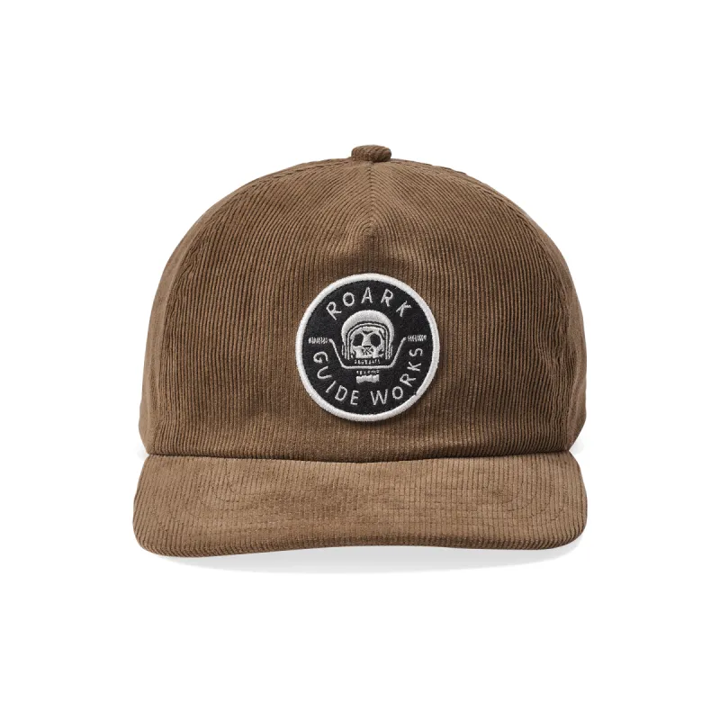 Guideworks 5 Panel Snapback Hat - Dark Khaki sold by Roark