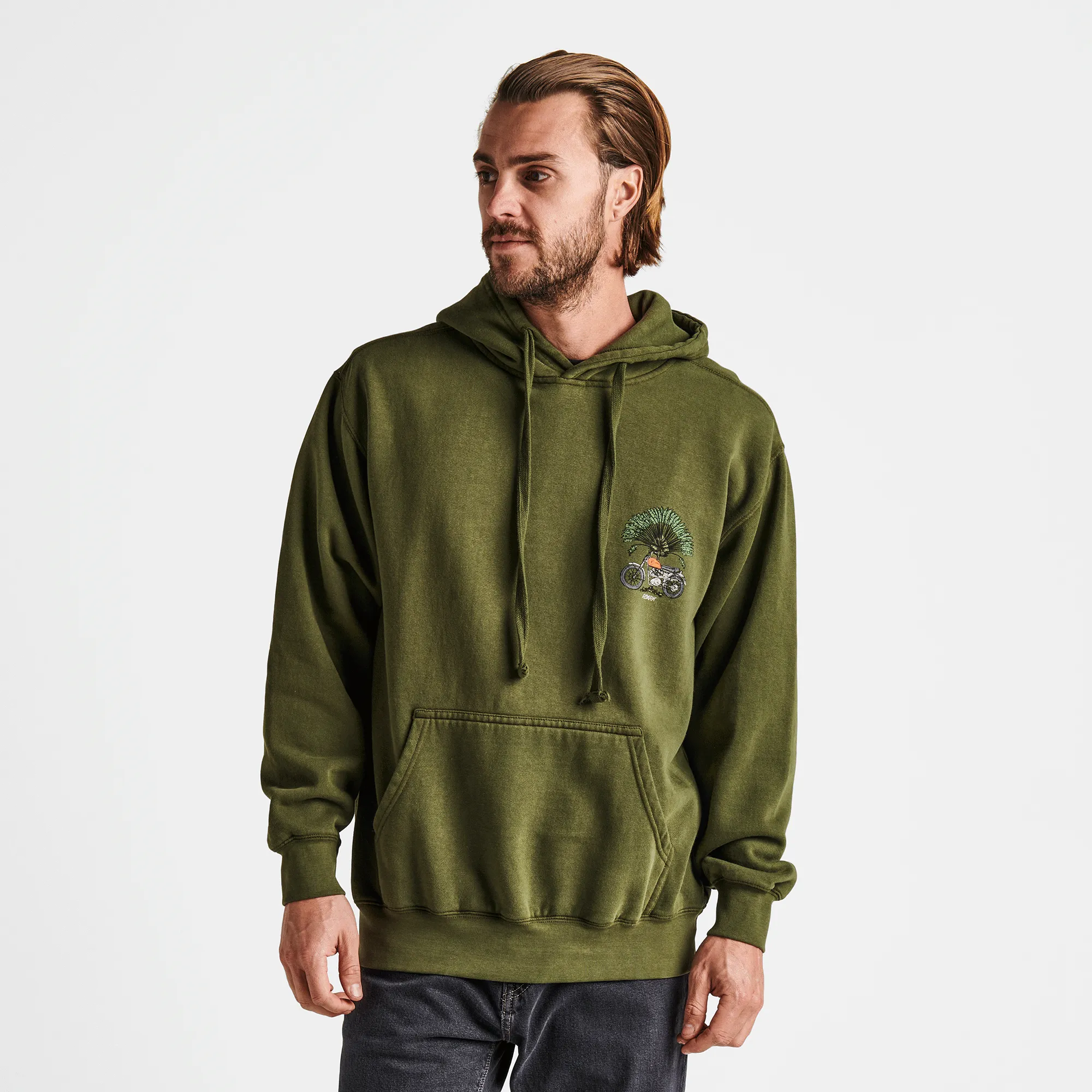 Shaded Fleece Hoodie - Dark Military sold by Roark product image thumbnail 5