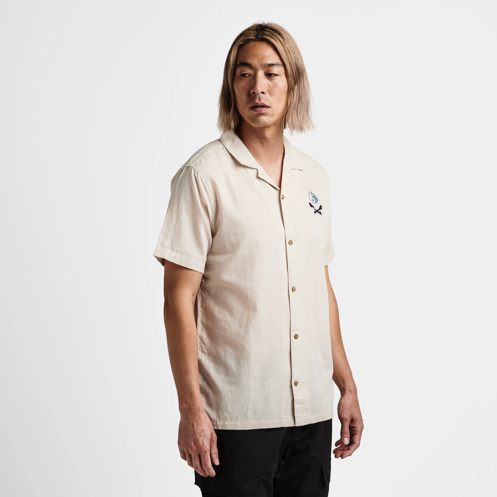 Gonzo Camp Collar Shirt - Bone Kampai sold by Roark product image thumbnail 4