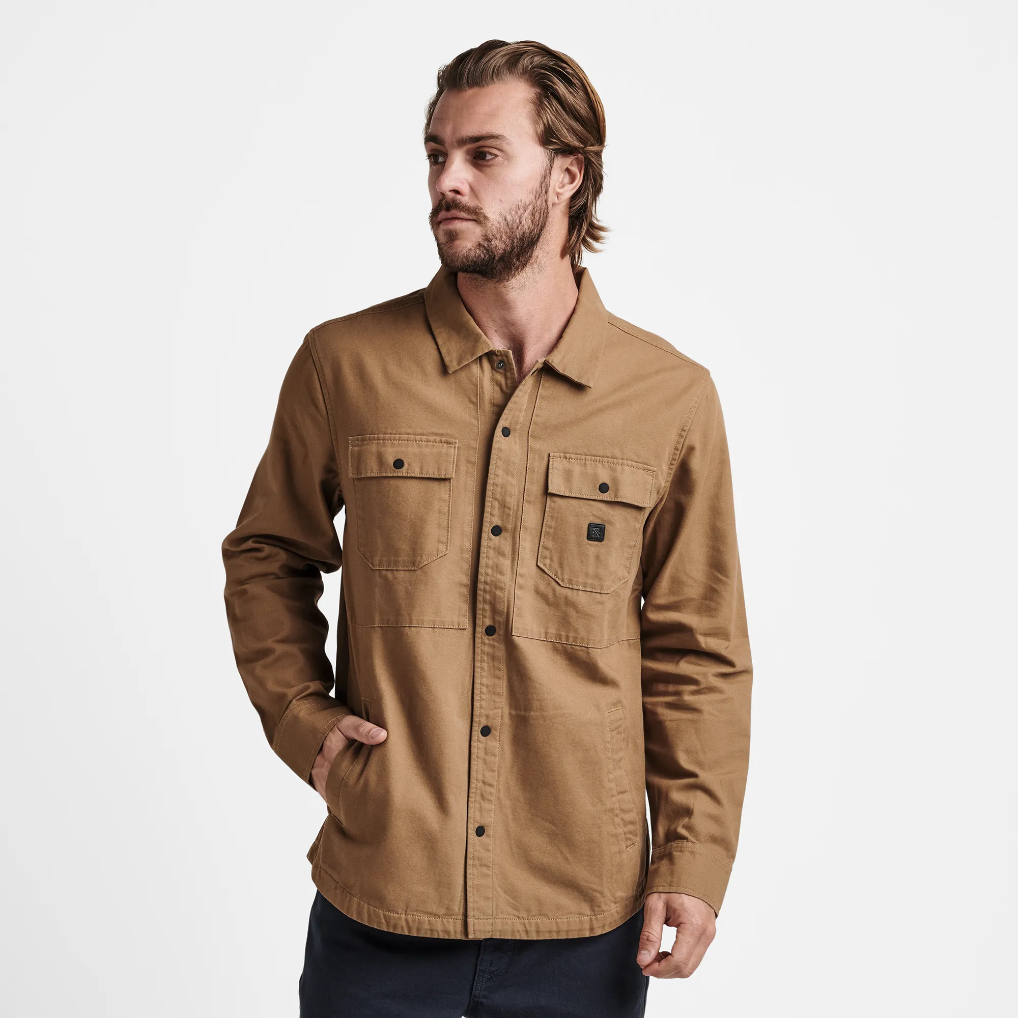 Hebrides Unlined Jacket - Dark Khaki sold by Roark product image thumbnail 2