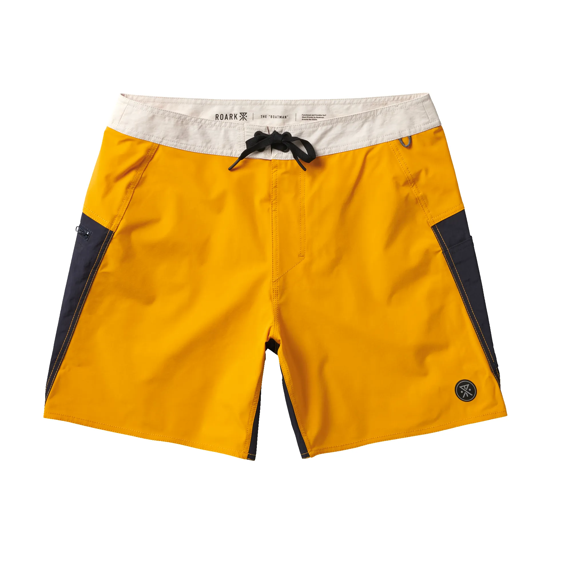 Boatman Boardshorts 17" - Gold sold by Roark