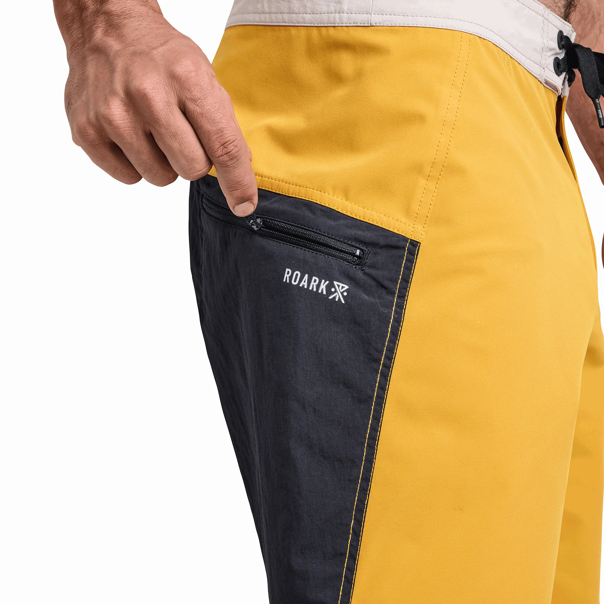 Boatman Boardshorts 17" - Gold sold by Roark product image thumbnail 5