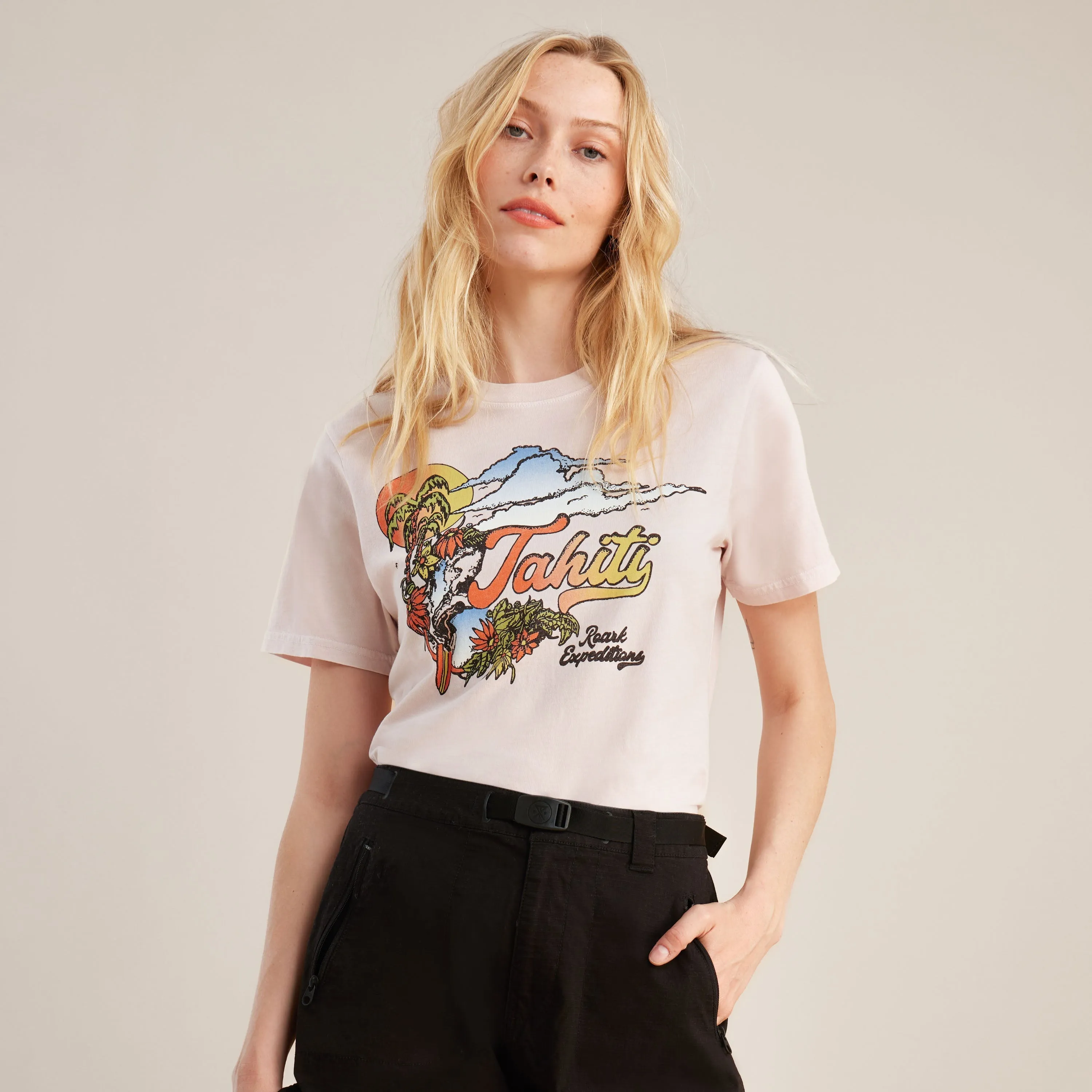 Tahiti Premium Tee - Dusty Pink sold by Roark product image thumbnail 5