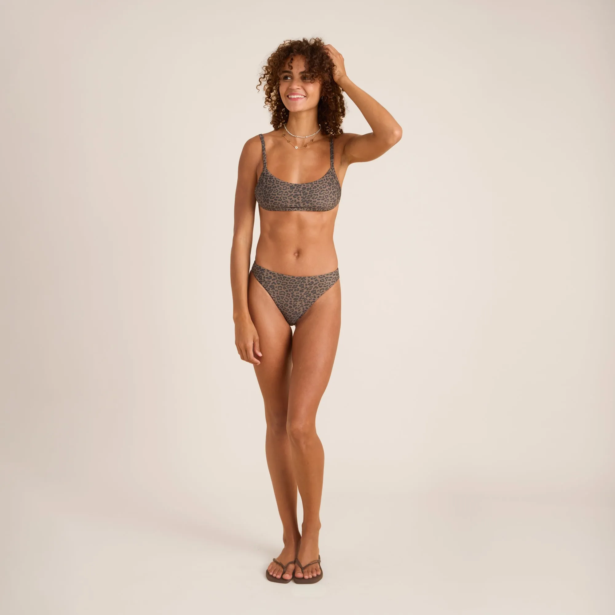 Abysse Faye Bikini Bottom - Leopard sold by Roark product image thumbnail 4