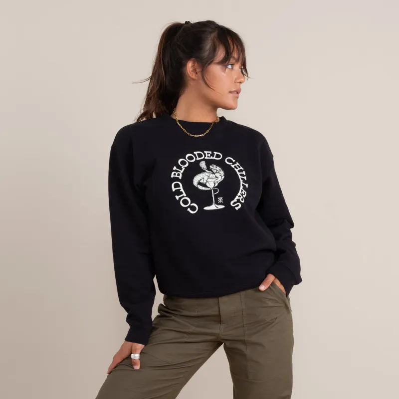 The Crew Fleece Sweatshirt - Black made by Roark