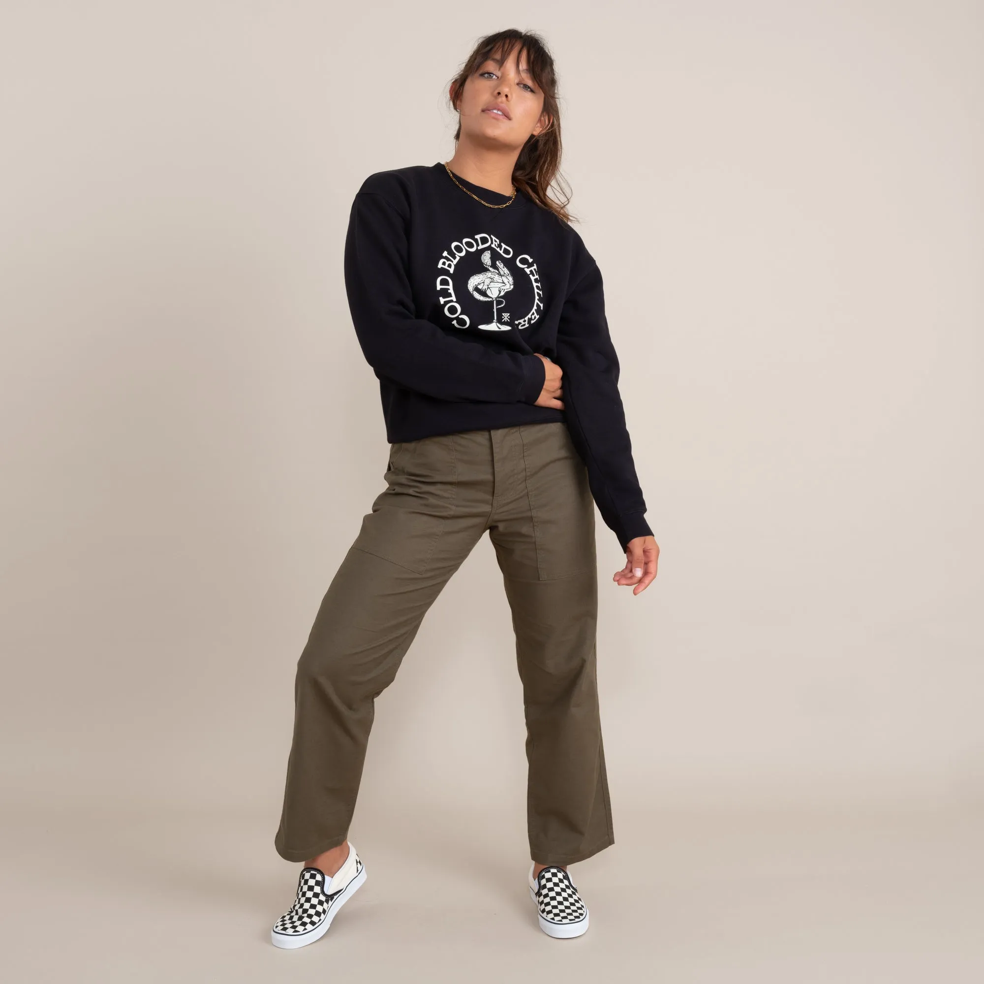 The Crew Fleece Sweatshirt - Black sold by Roark product image thumbnail 5