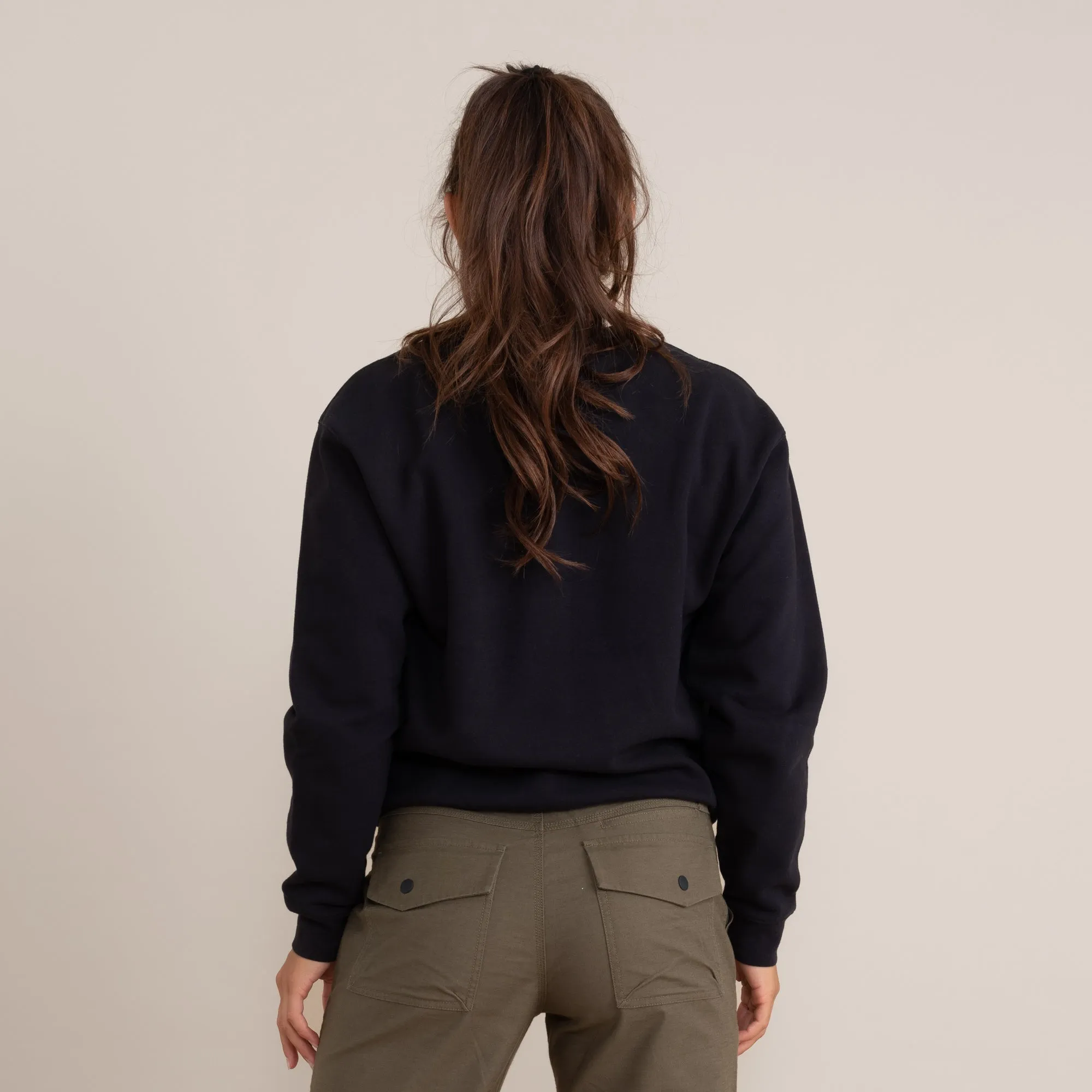 The Crew Fleece Sweatshirt - Black sold by Roark product image thumbnail 3
