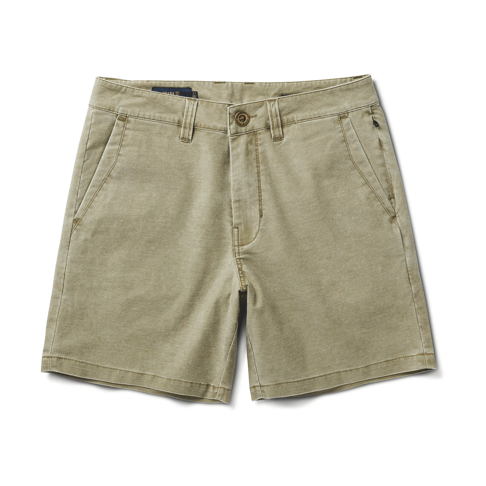 Porter Wash Shorts 17" - Dusty Green sold by Roark