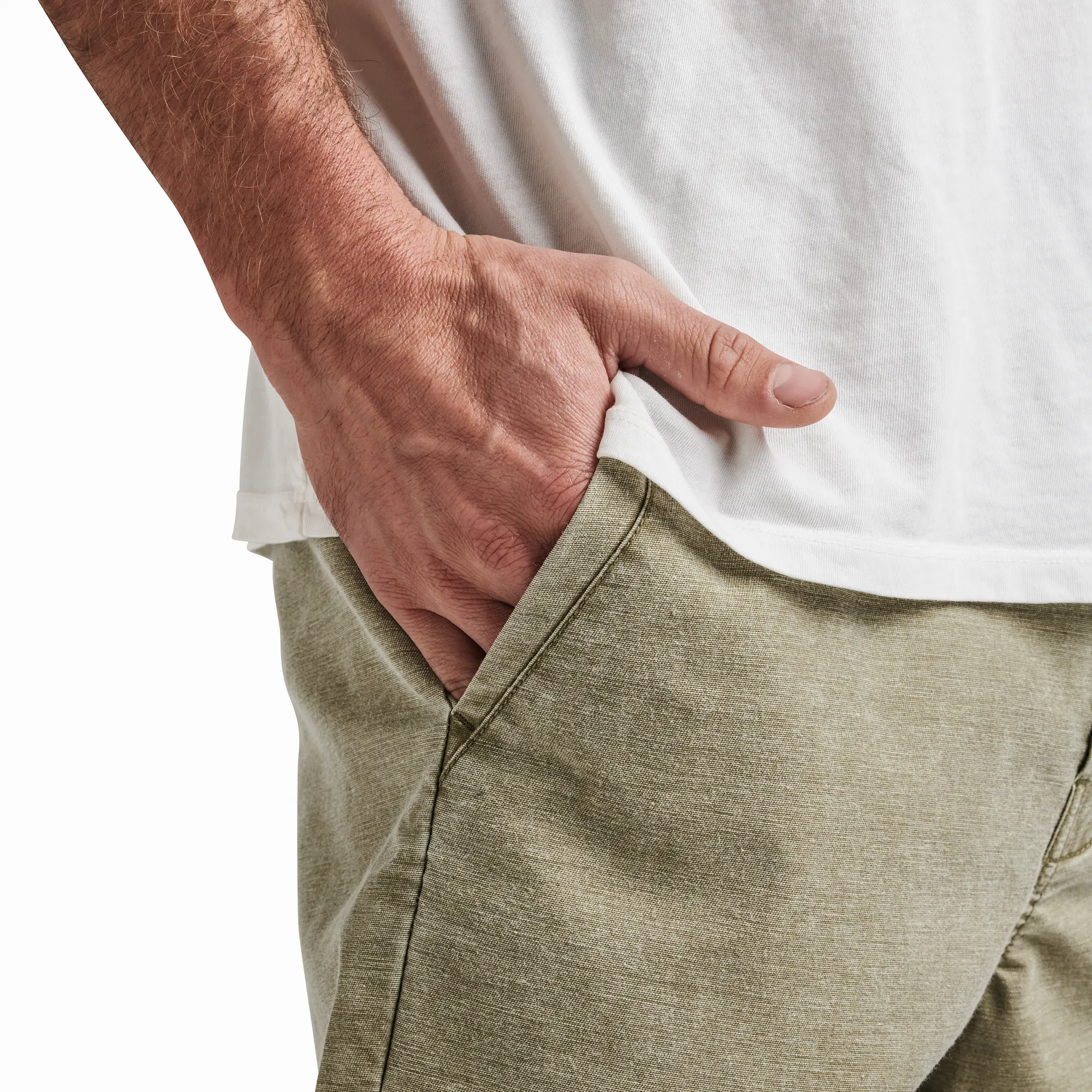 Porter Wash Shorts 17" - Dusty Green sold by Roark product image thumbnail 5