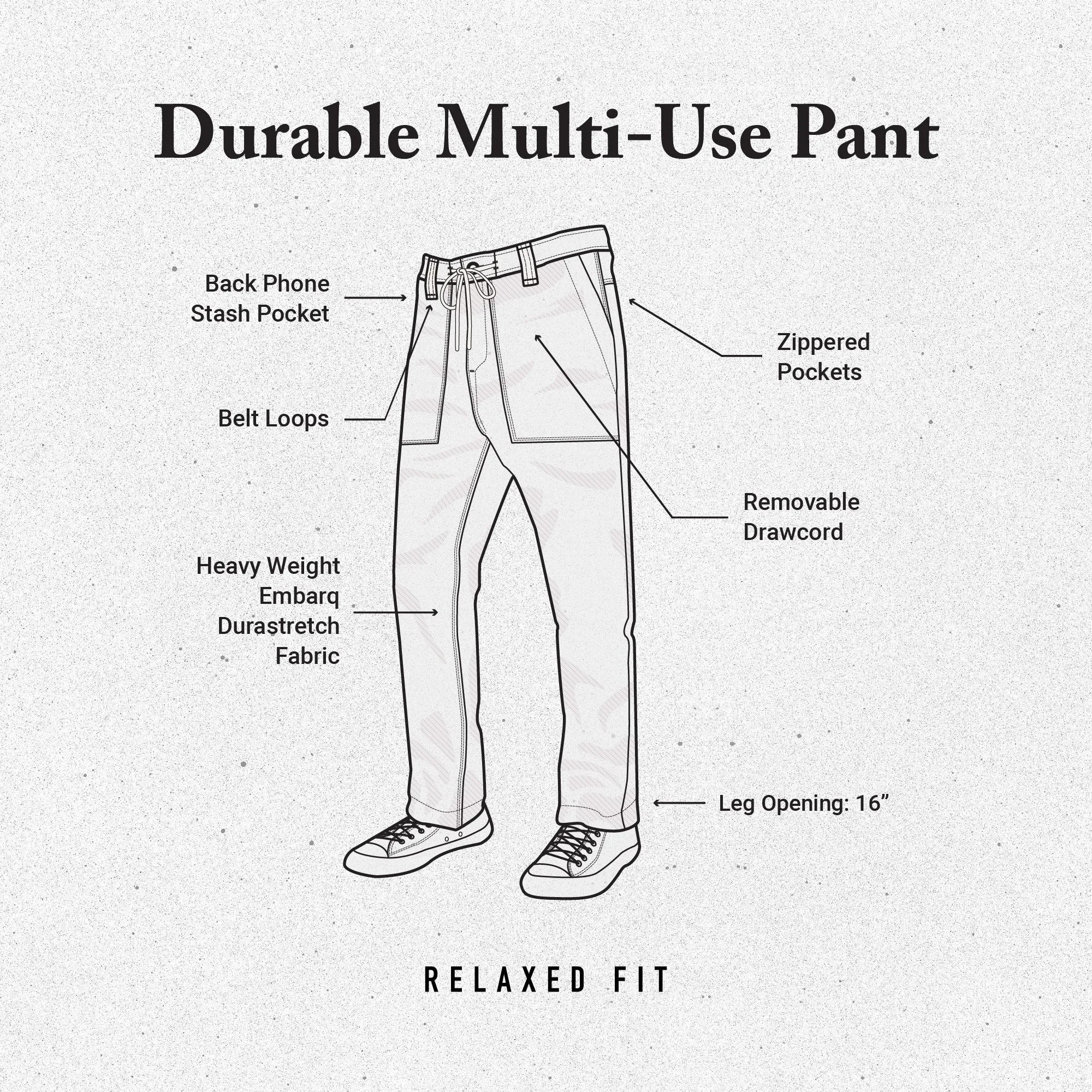 Layover Utility Pants - Blue sold by Roark product image thumbnail 2