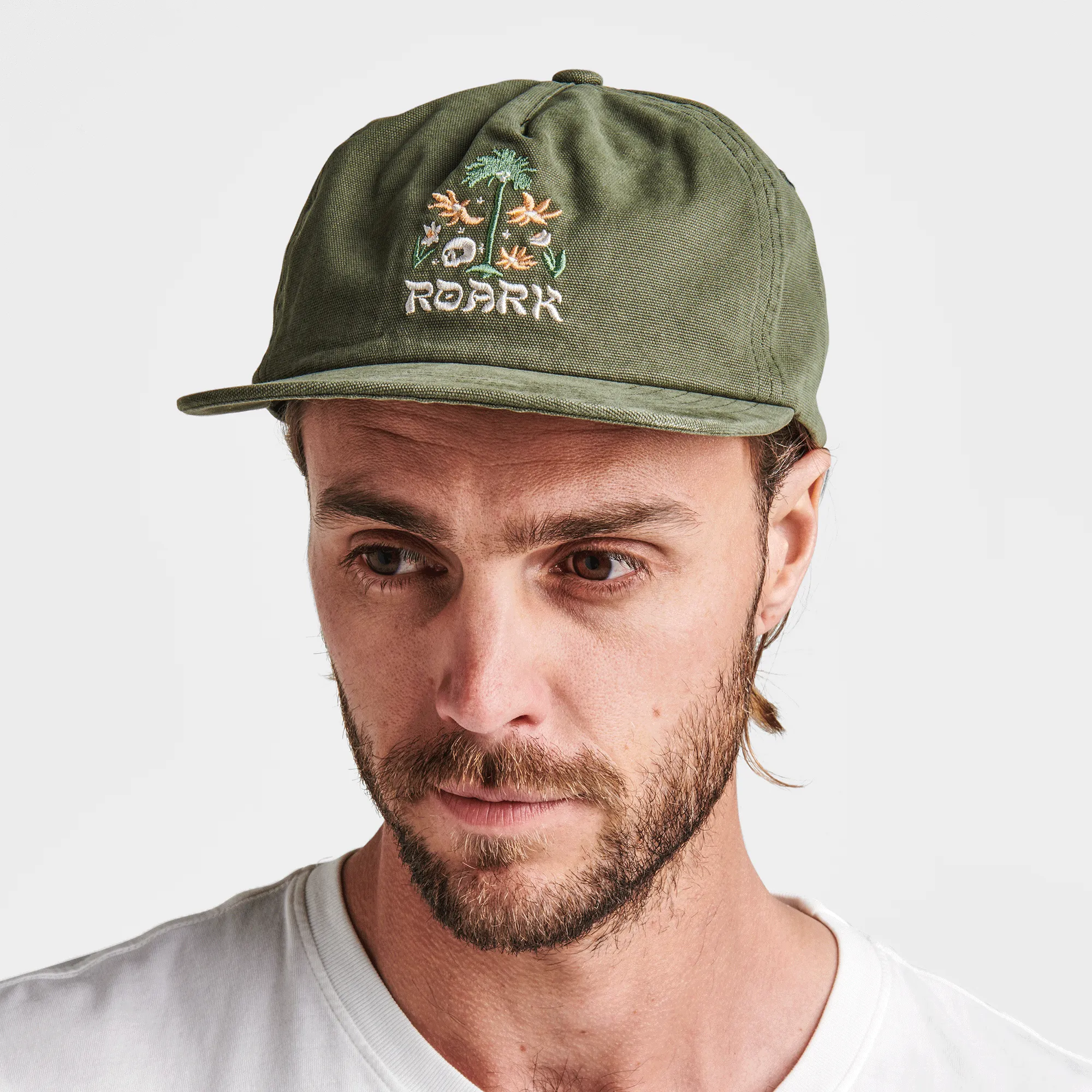 Atoll 5 Panel Snapback Hat - Dark Military sold by Roark product image thumbnail 2