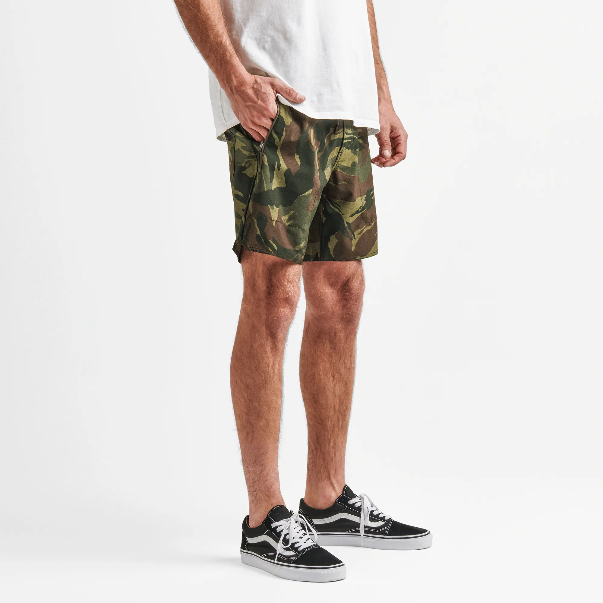 Layover Hybrid Trail Shorts 18" - Camo 2 sold by Roark product image thumbnail 4
