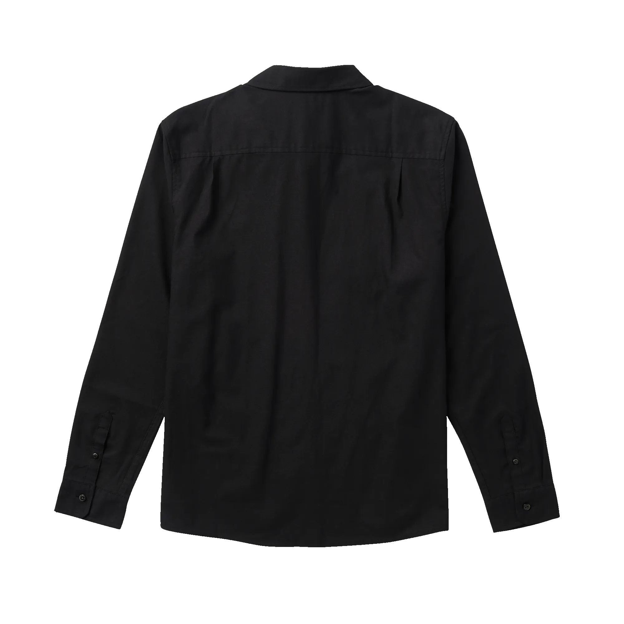 Scholar Stretch Long Sleeve Button Up Shirt - Black sold by Roark product image thumbnail 2