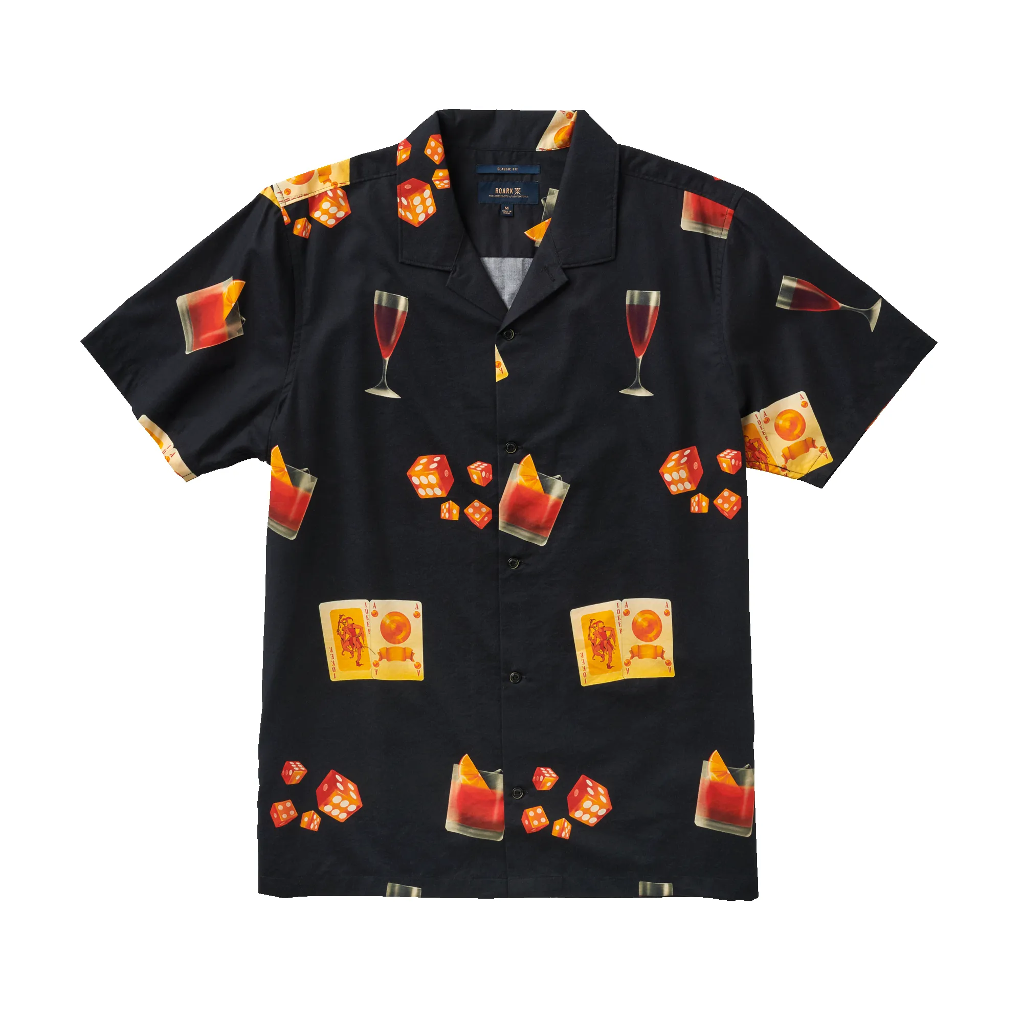Gonzo Short Sleeve Button Up Shirt - Buon Giorno Black sold by Roark