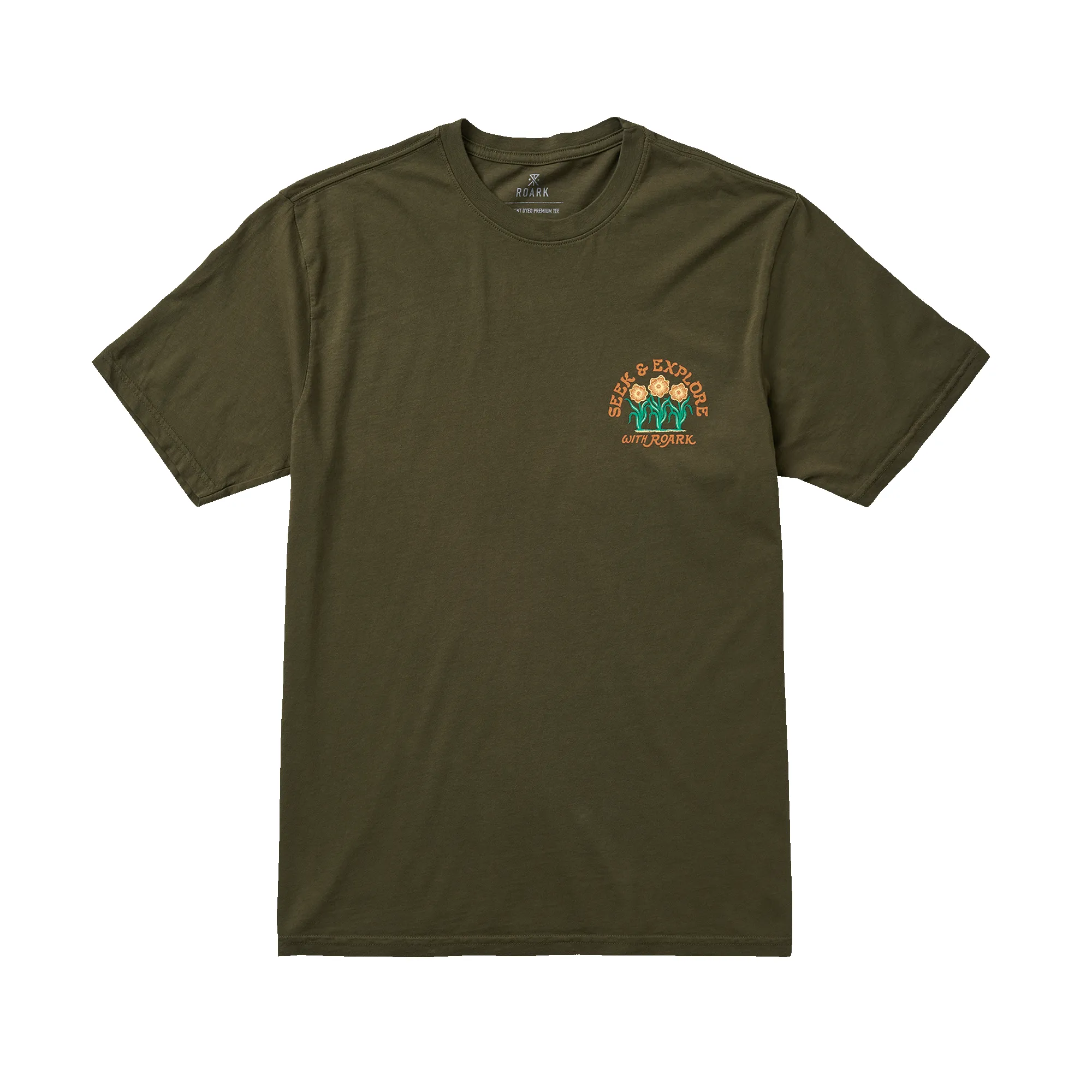 Seek & Explore Premium Tee - Military sold by Roark