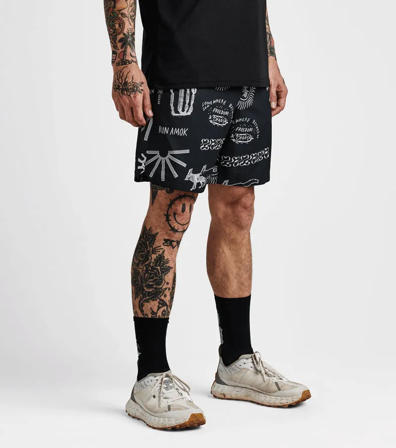 Serrano 2.0 Shorts 8" - Black Print sold by Roark product image thumbnail 4