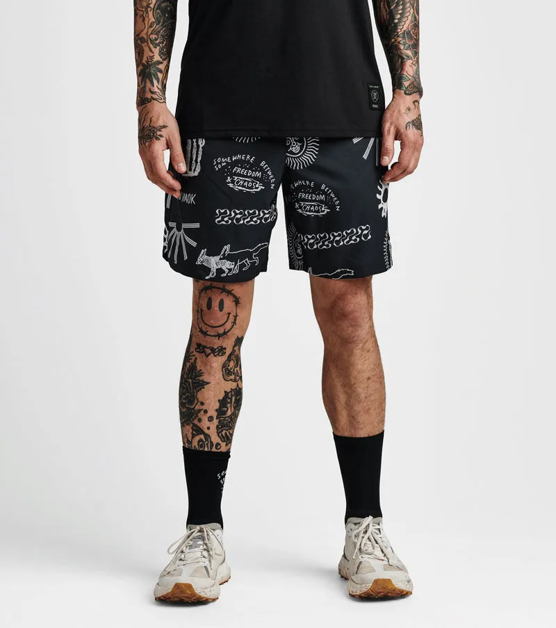 Serrano 2.0 Shorts 8" - Black Print sold by Roark product image thumbnail 3