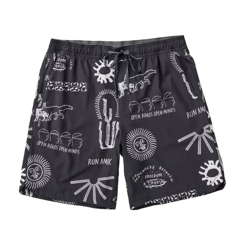 Serrano 2.0 Shorts 8" - Black Print made by Roark