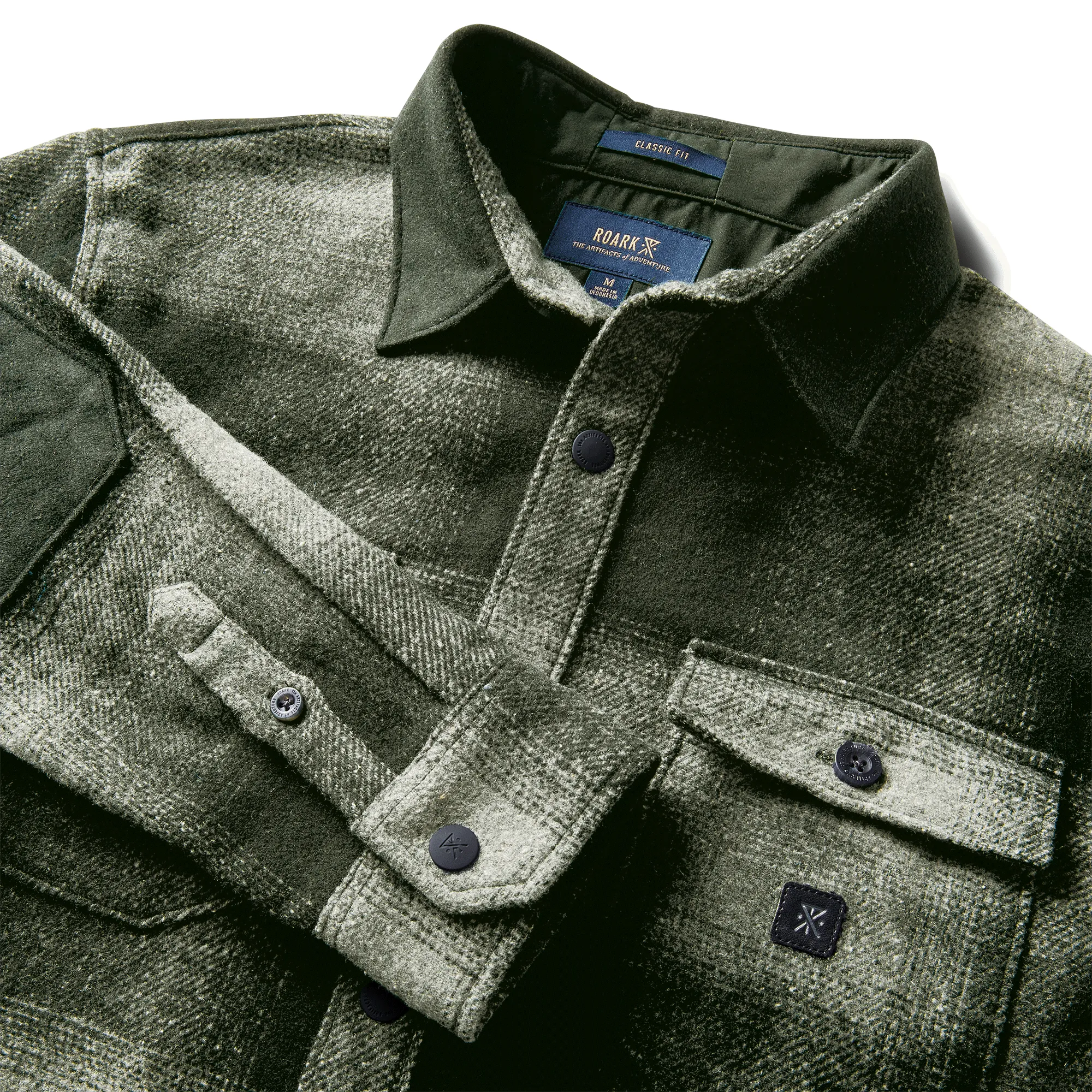 Nordsman Flannel - Dark Military sold by Roark product image thumbnail 3