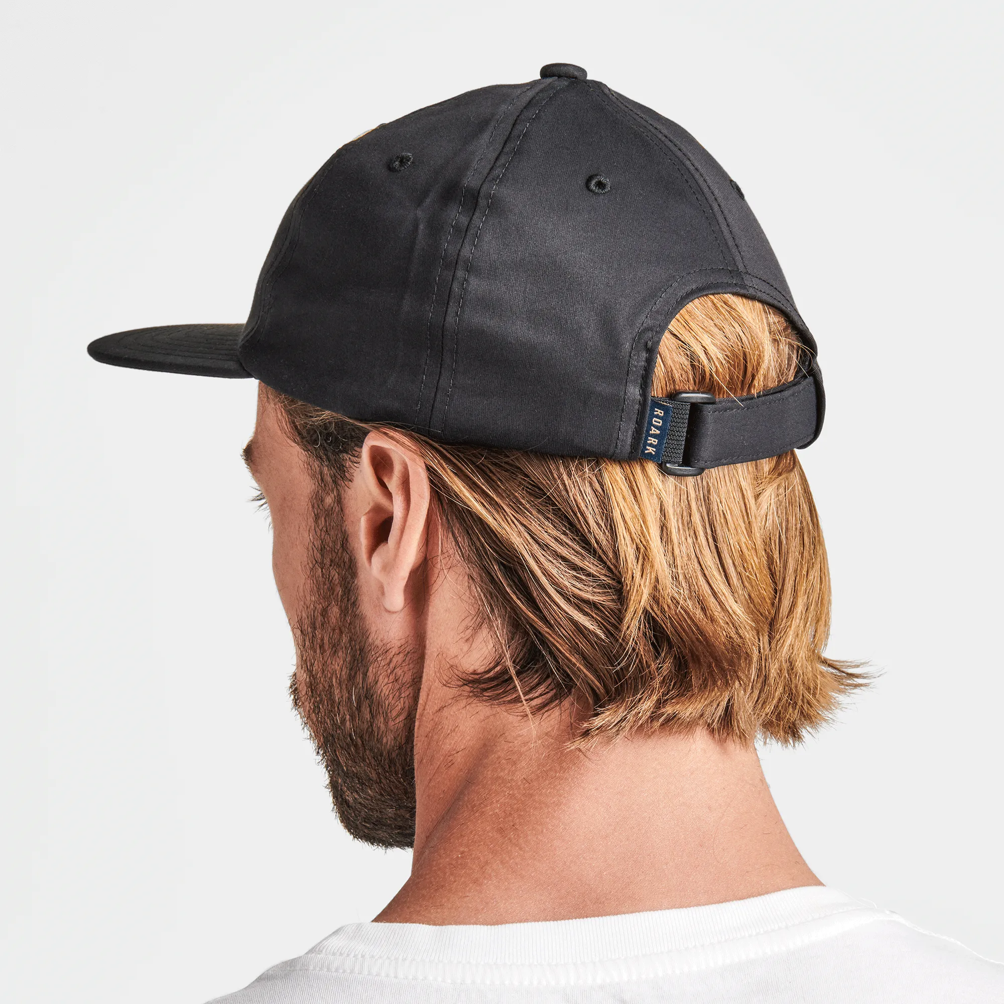 Layover Strapback Hat - Black sold by Roark product image thumbnail 3