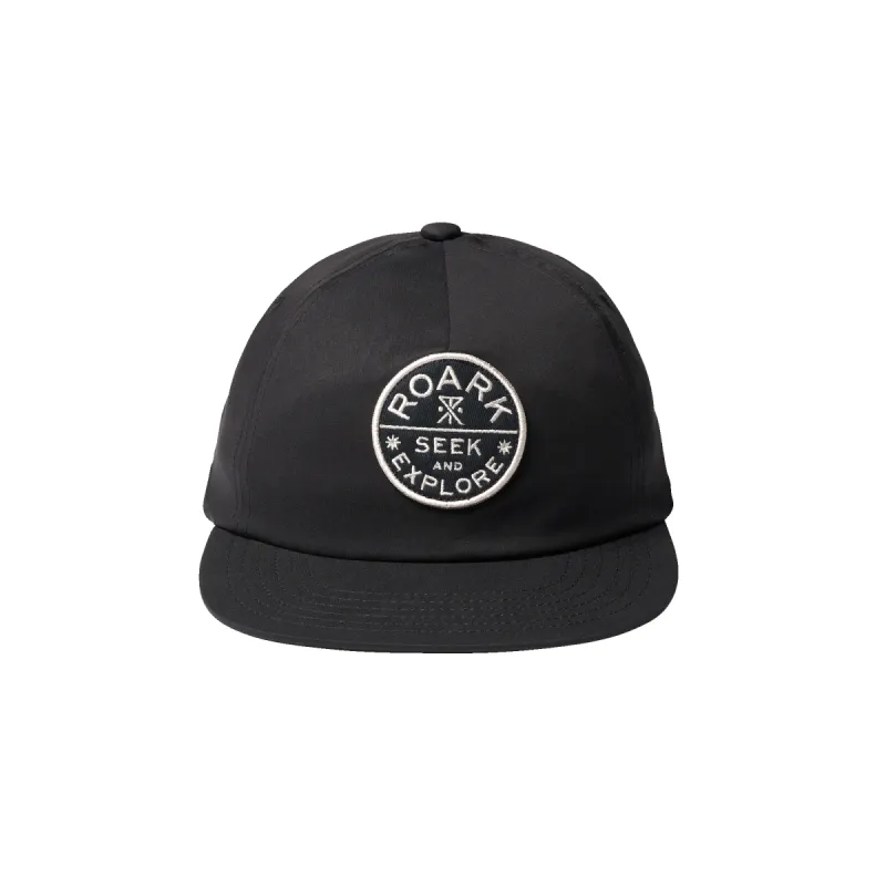 Layover Strapback Hat - Black sold by Roark