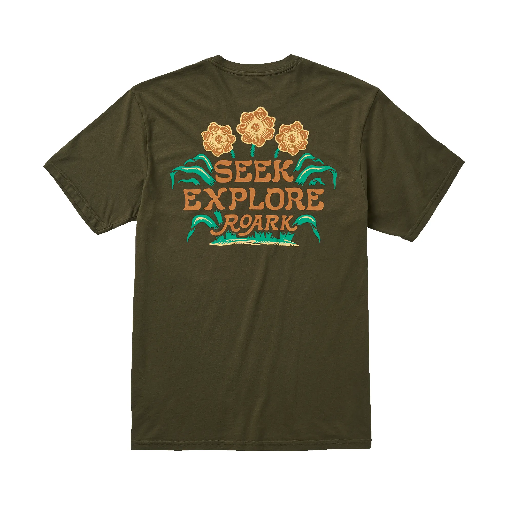 Seek & Explore Premium Tee - Military sold by Roark