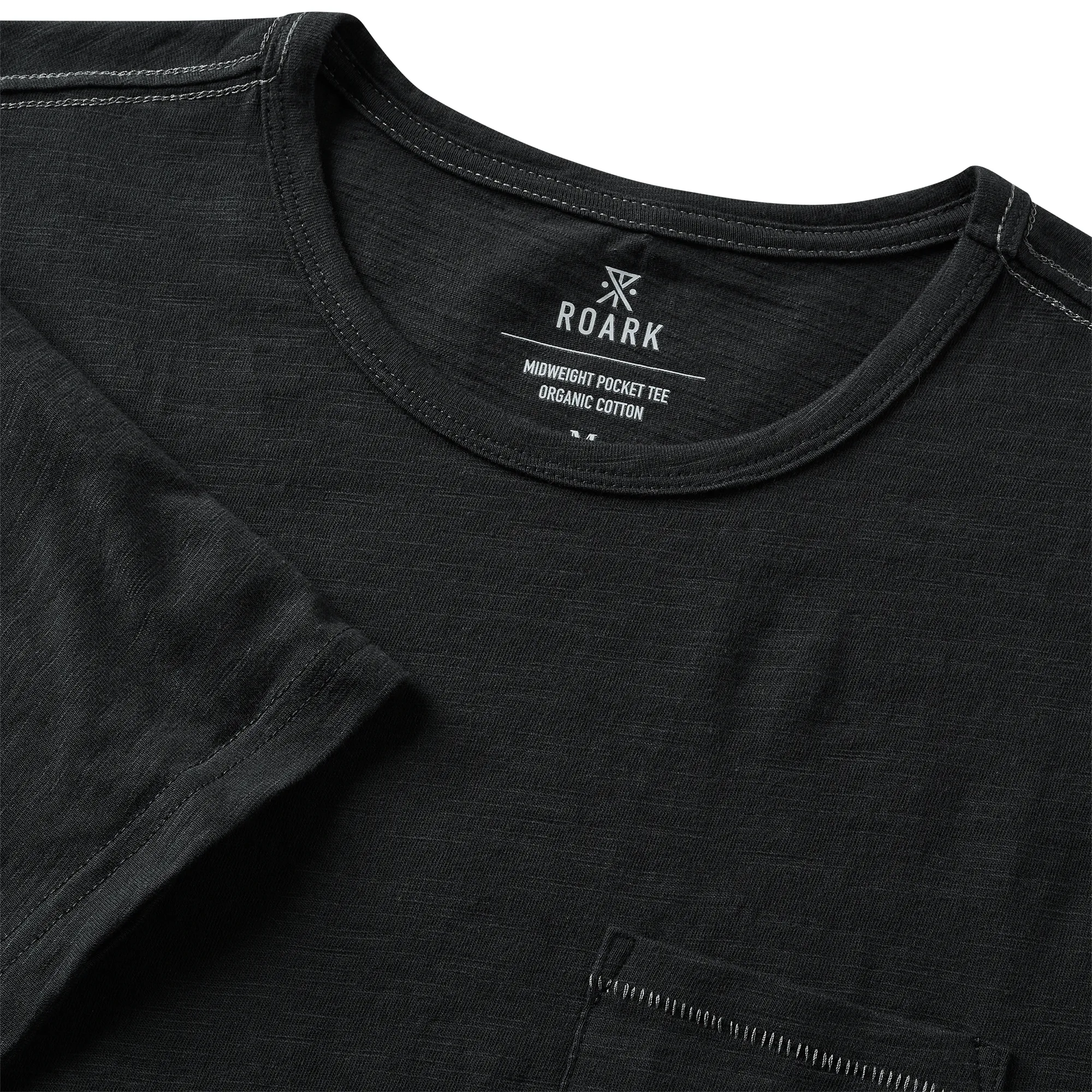 Well Worn Midweight Organic Tee - Charcoal sold by Roark product image thumbnail 5