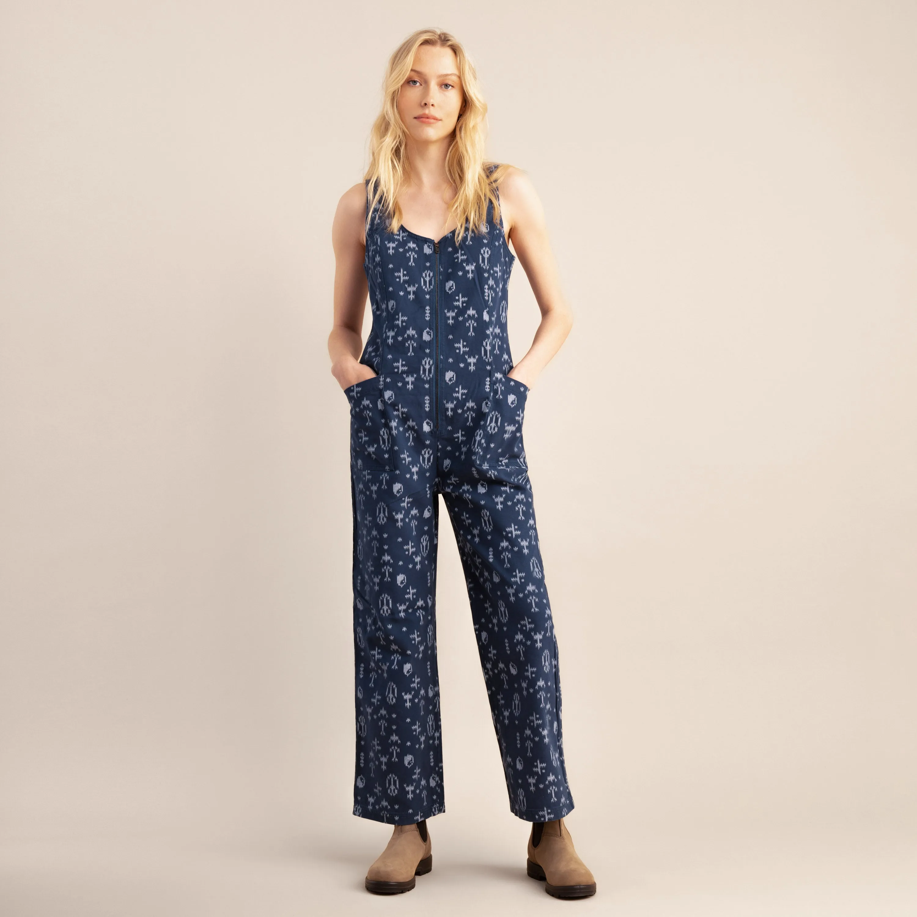 Outbound Jumpsuit - Deep Blue sold by Roark