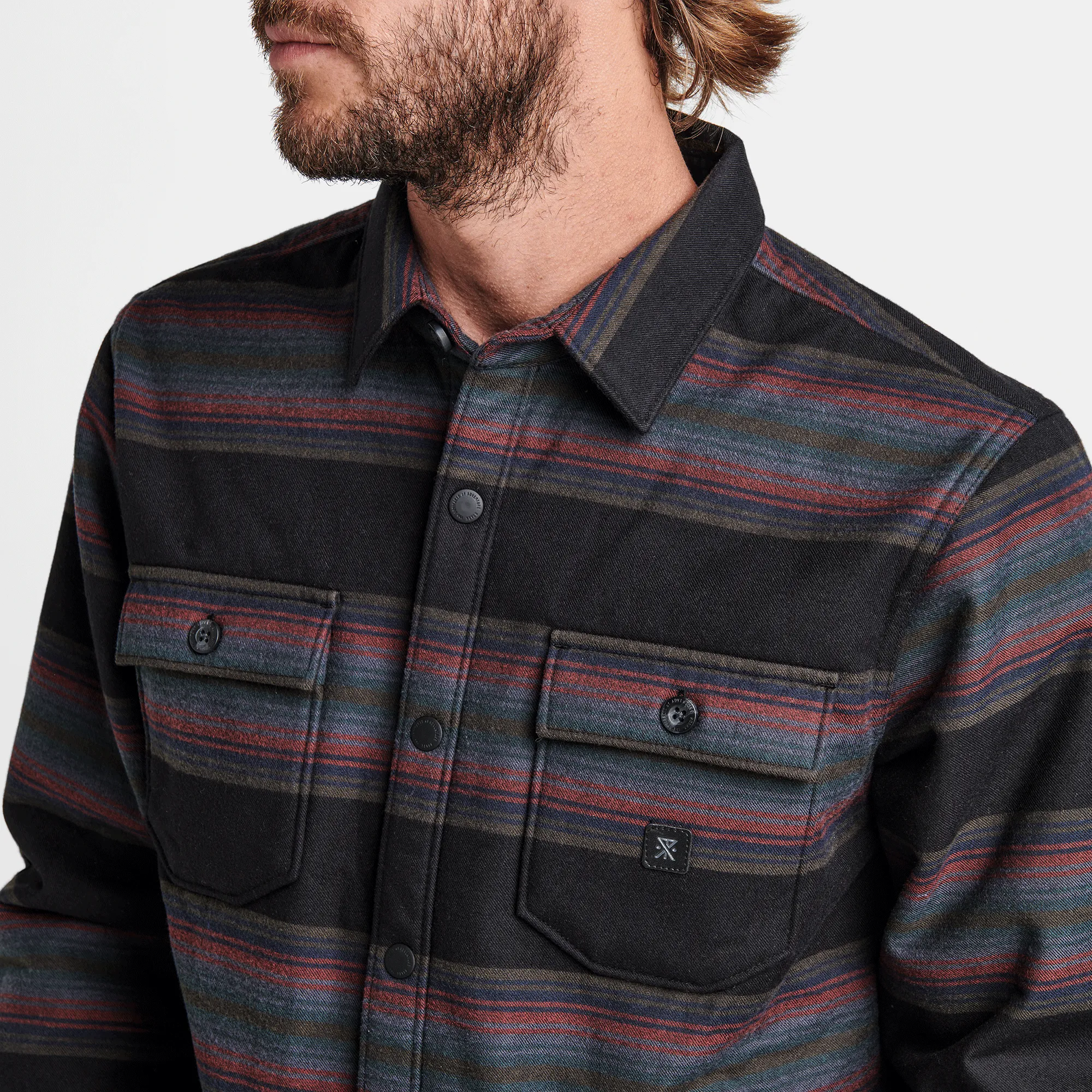 Nordsman Bonded Long Sleeve Flannel - Black sold by Roark product image thumbnail 4