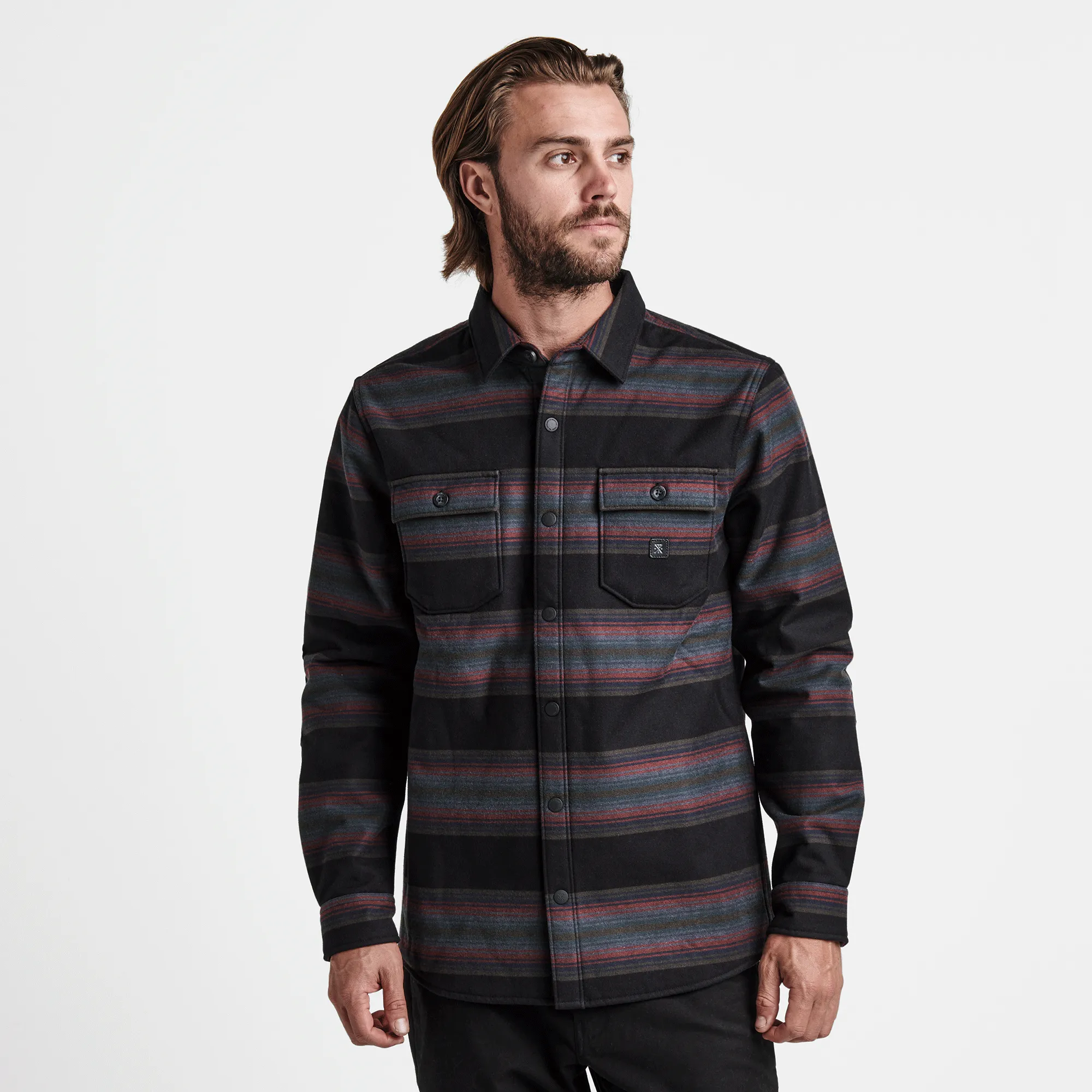 Nordsman Bonded Long Sleeve Flannel - Black sold by Roark product image thumbnail 2